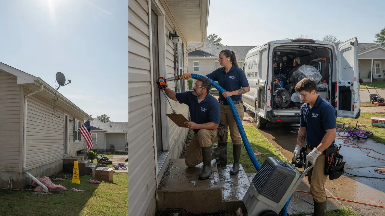 Ceiling Water Damage Restoration in Rock City, IL near me
